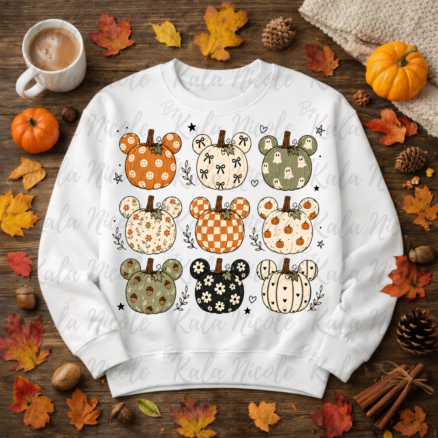 Mickey Pumpkin Patch PNG | Design 4