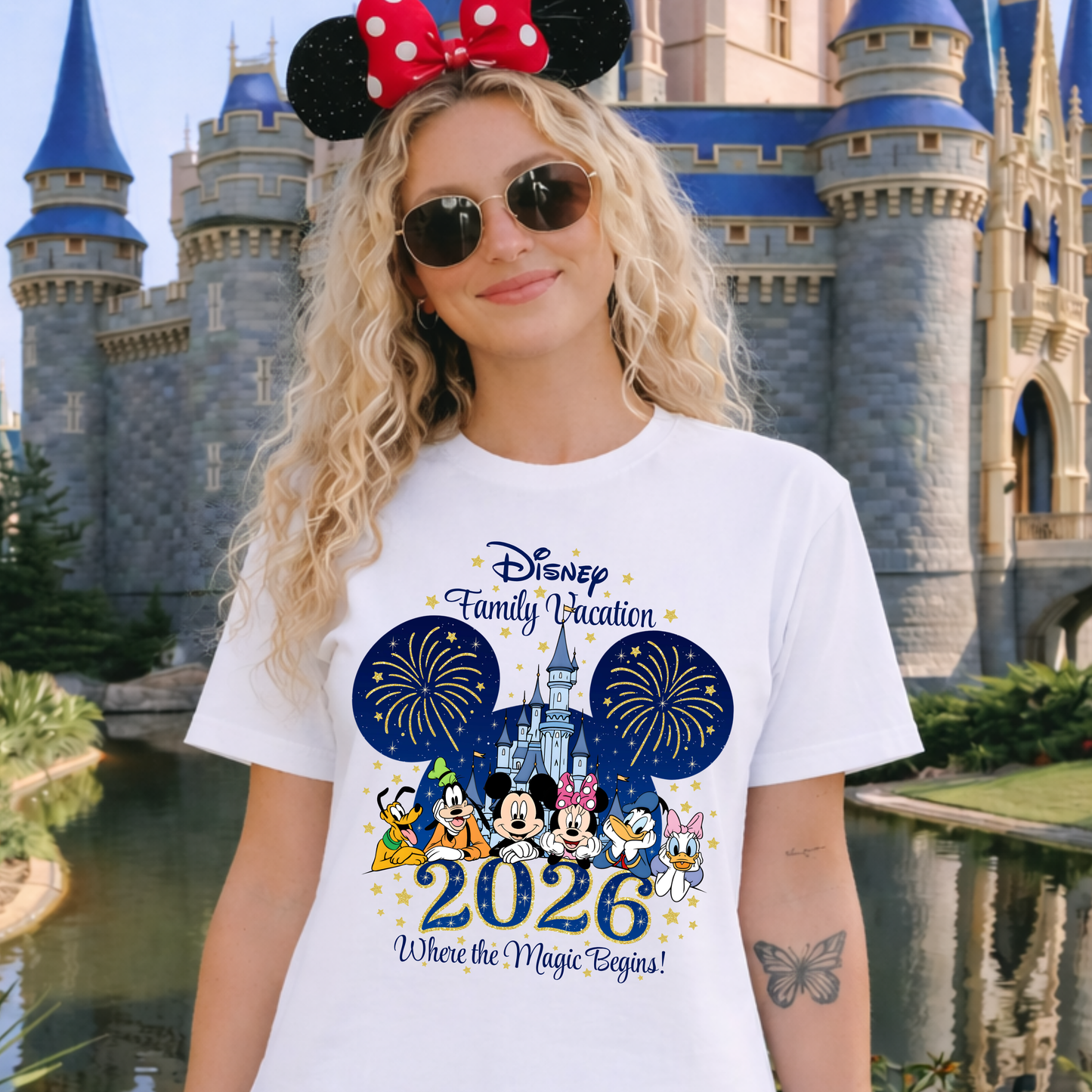 2026 Disney Family Vacation PNG | Mickey Mouse & Friends v2