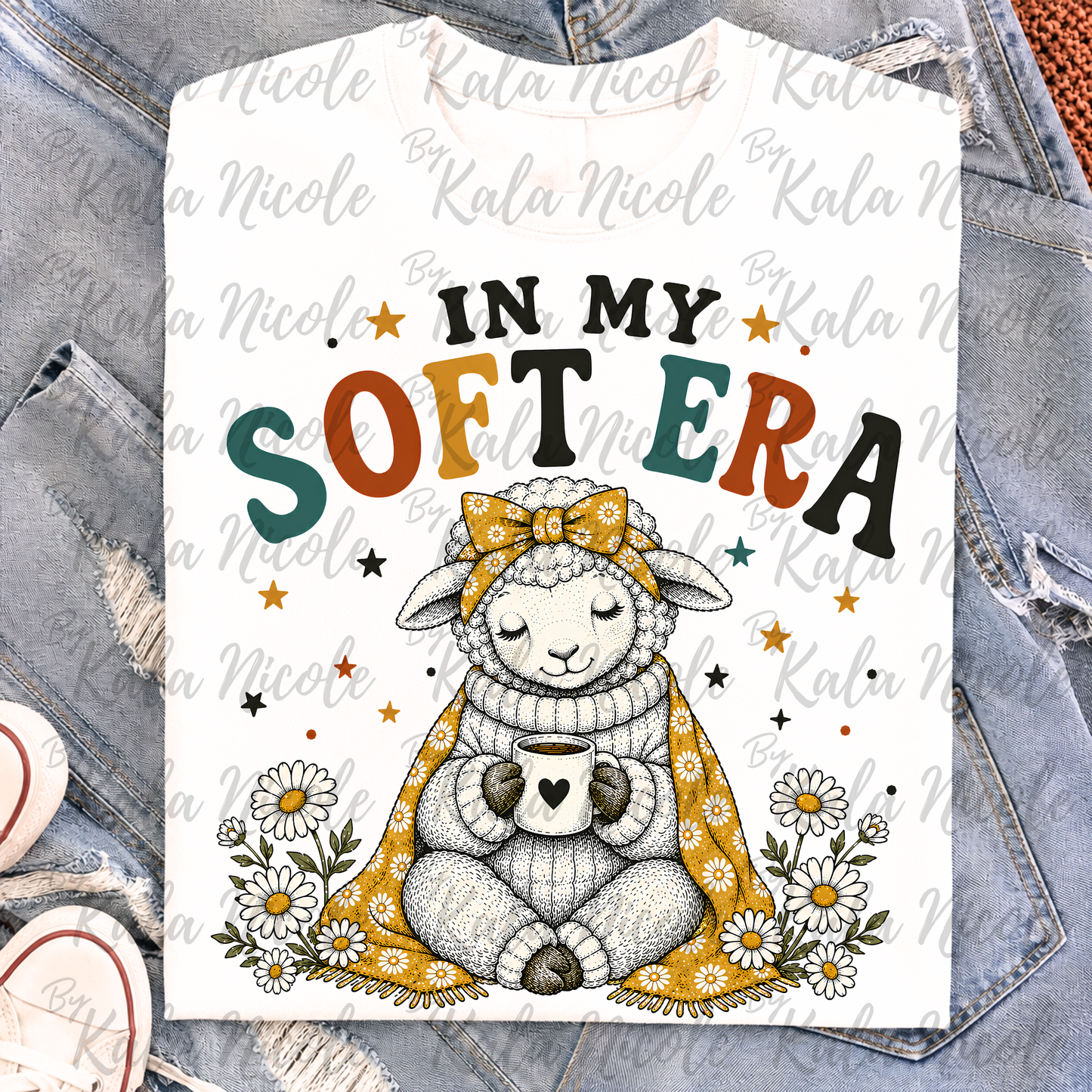 'In My Soft Era' PNG | Cute Lamb PNG