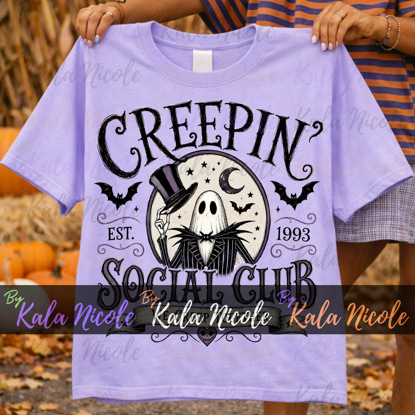 Creepin' Social Club PNG | Trendy Halloween PNG | Fall PNG | Cute Ghost Clipart (Digital Download)