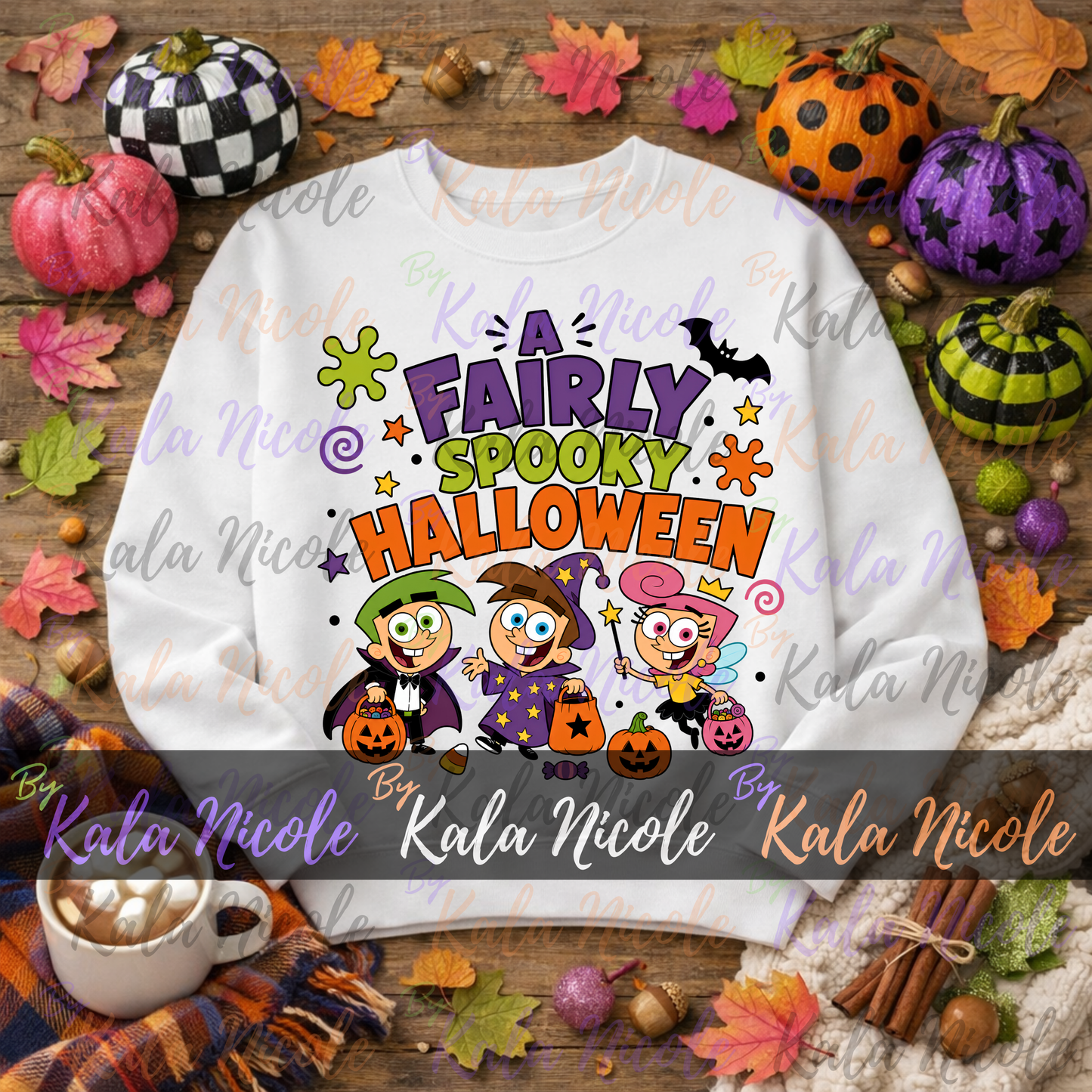 90s Cartoon A Fairly Spooky Halloween PNG