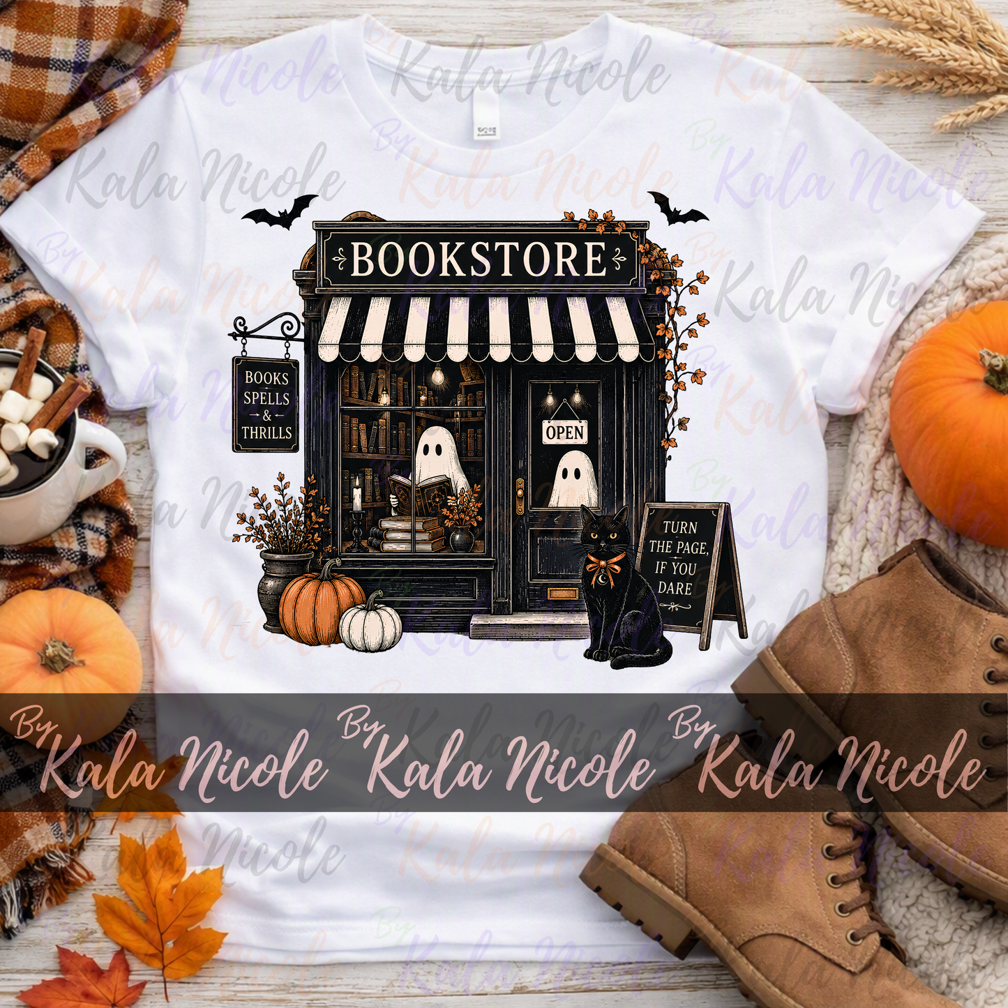 Spooky Bookstore PNG