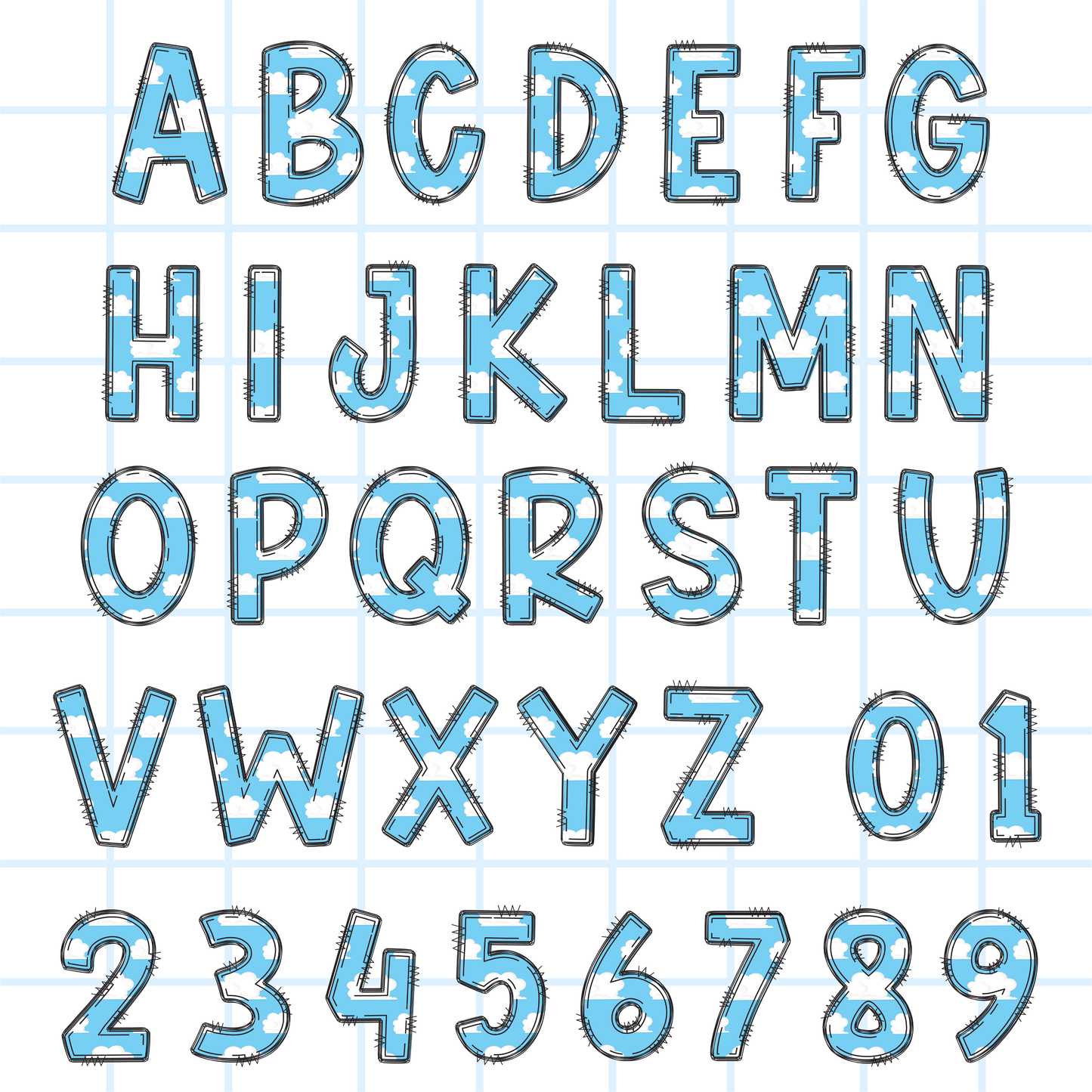 Toy Story Alphabet PNG Bundle | ABC 123