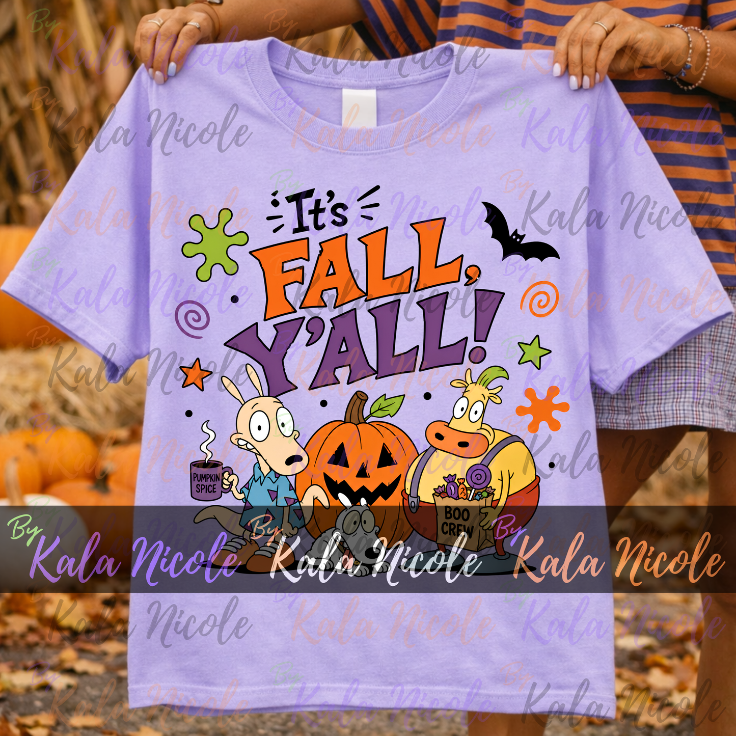 90s Cartoon It's Fall Y'all PNG