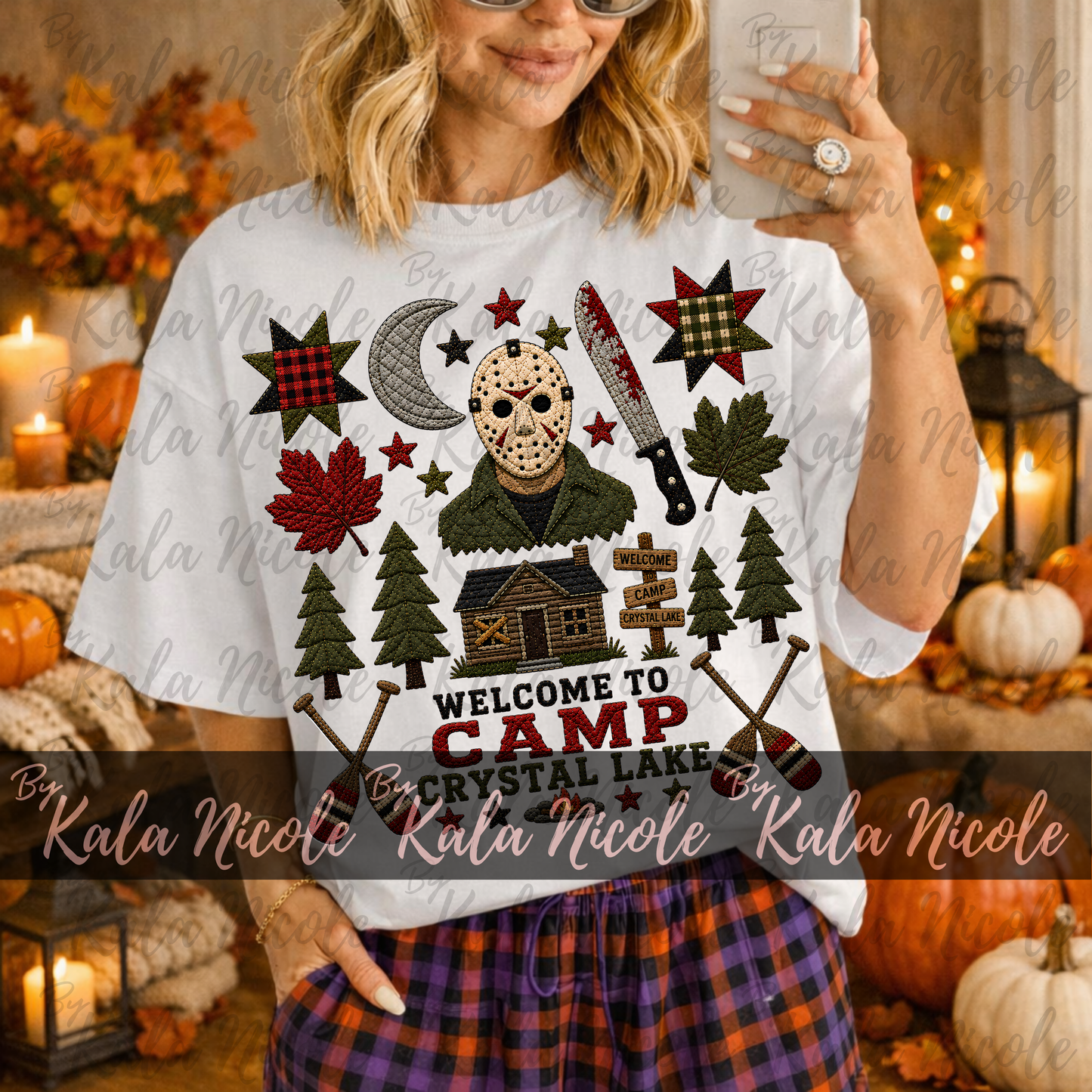 Horror Friday the 13th Quilt PNG | Jason Vorhees