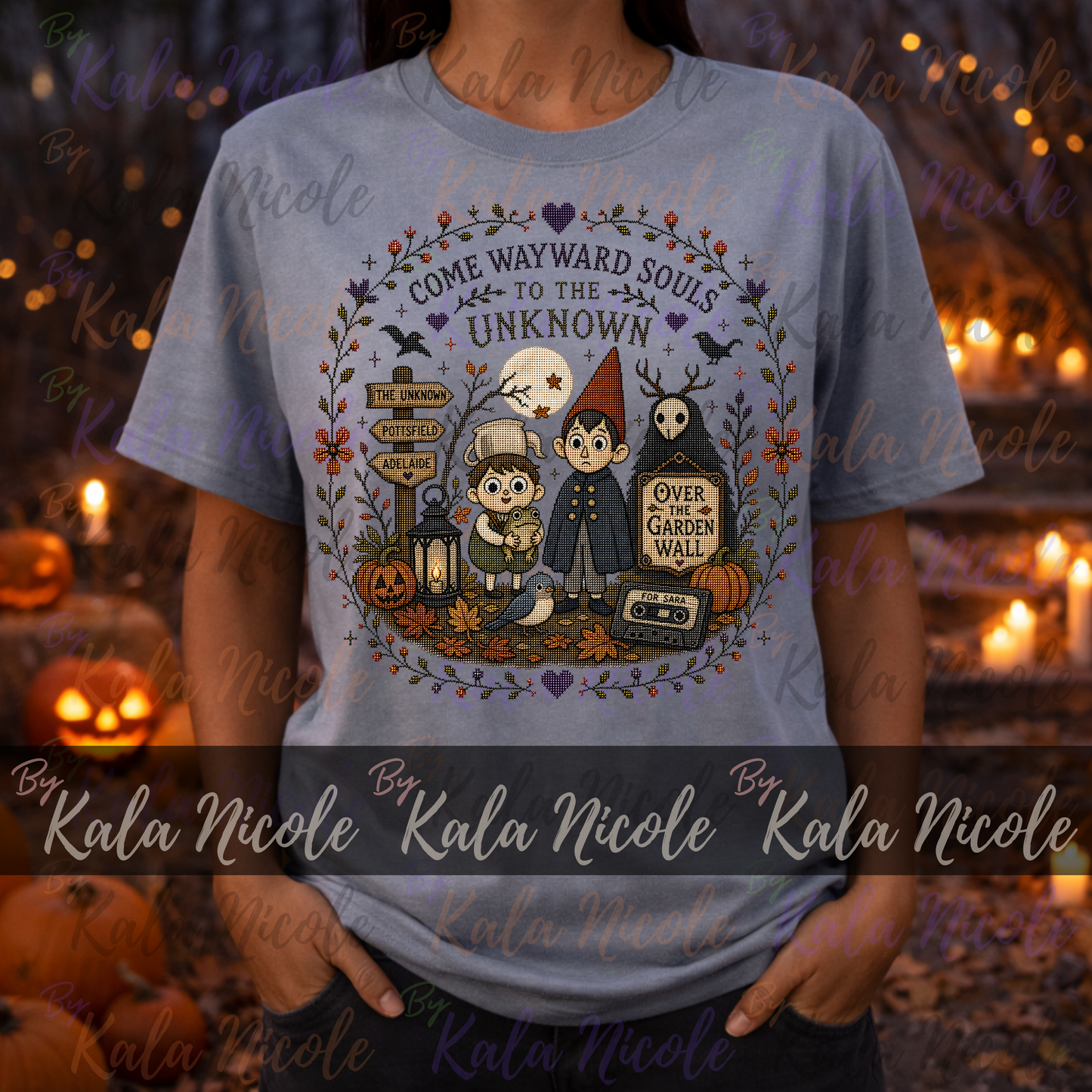 Over the Garden Wall Fall Cross-Stitch PNG | Come Wayward Souls