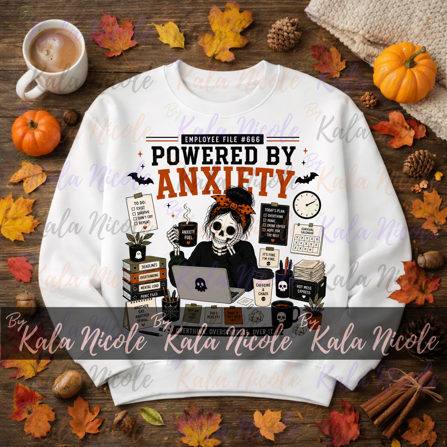 Corporate Humor Halloween PNG | Powered By Anxiety
