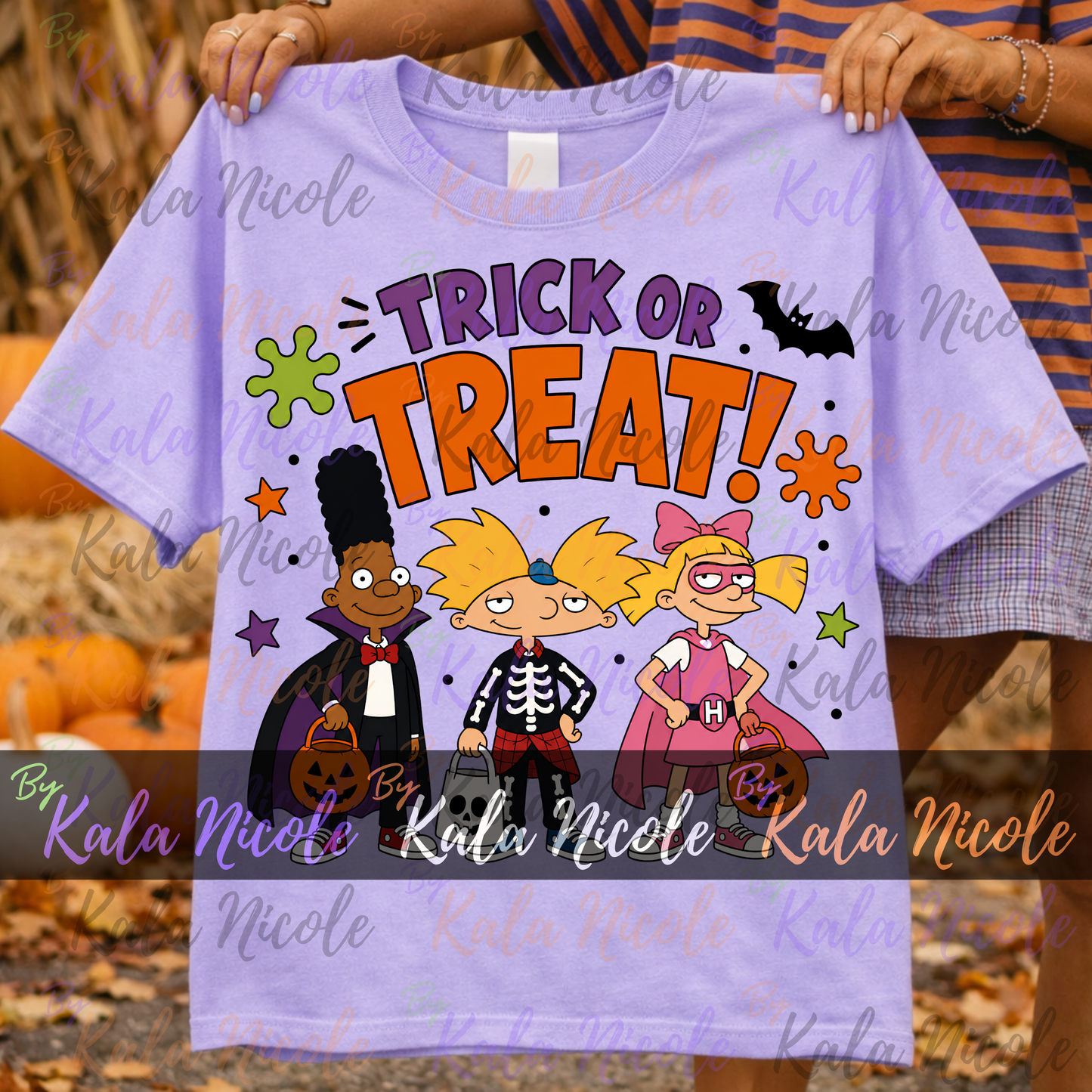 90s Cartoon Trick Or Treat PNG