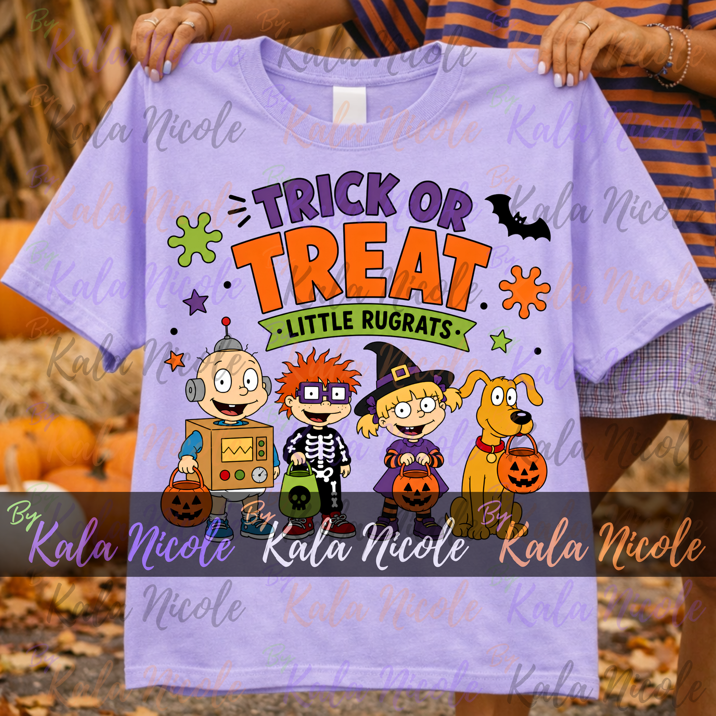 90s Cartoon Trick Or Treat PNG