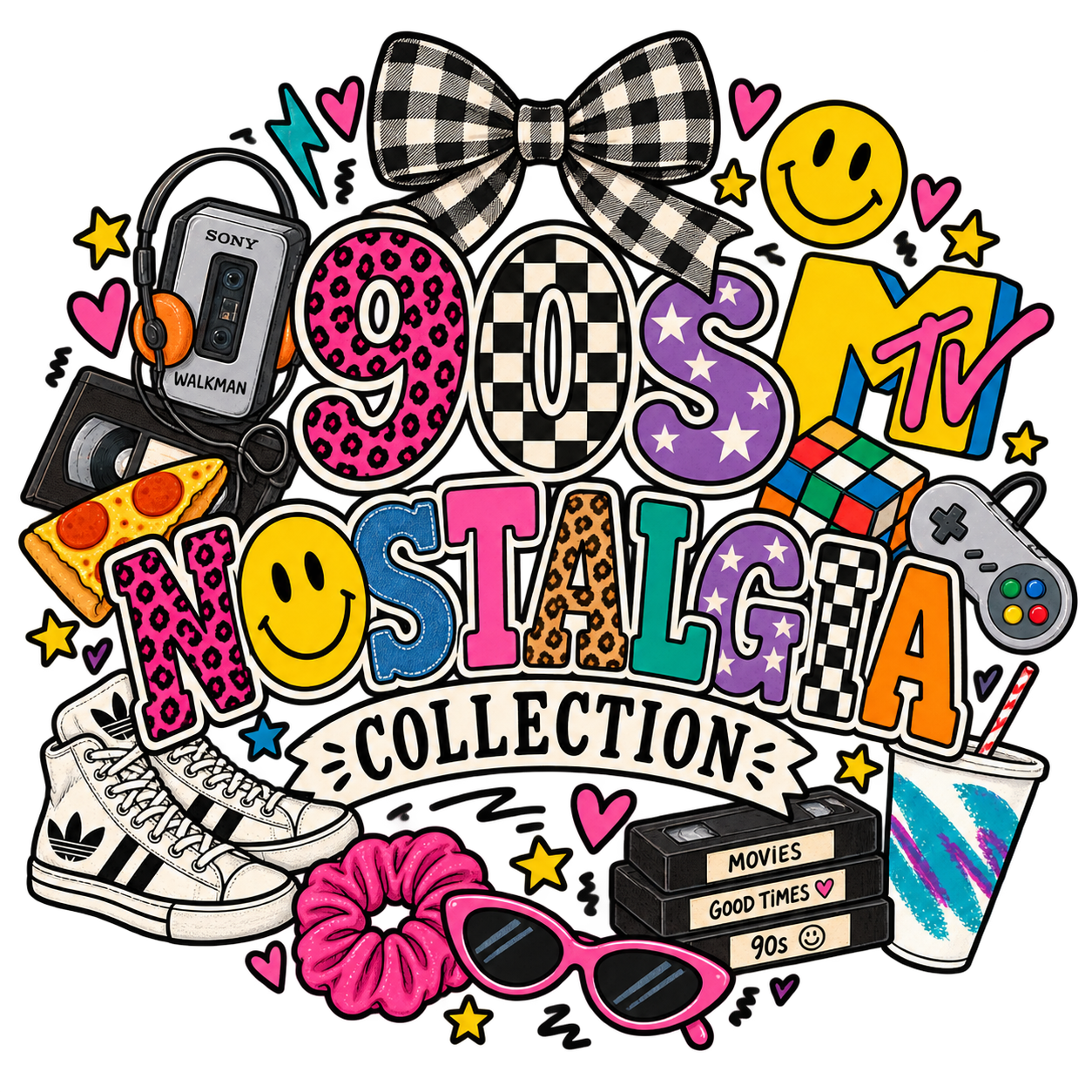 90s Nostalgia PNG