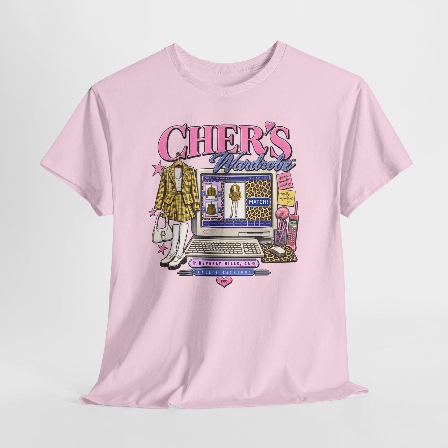 Cher's Wardrobe Graphic Tee | 90s Movie Nostalgia