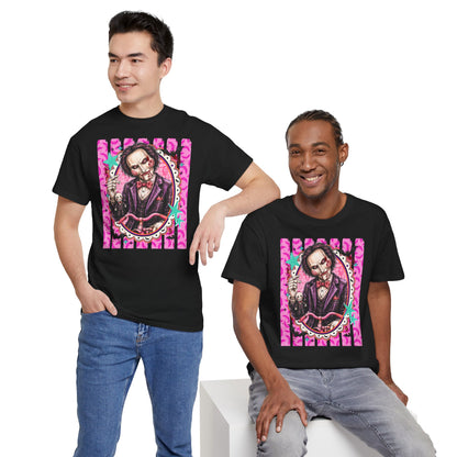 Saw Portrait Tee — Colorful Spooky Horror Shirt