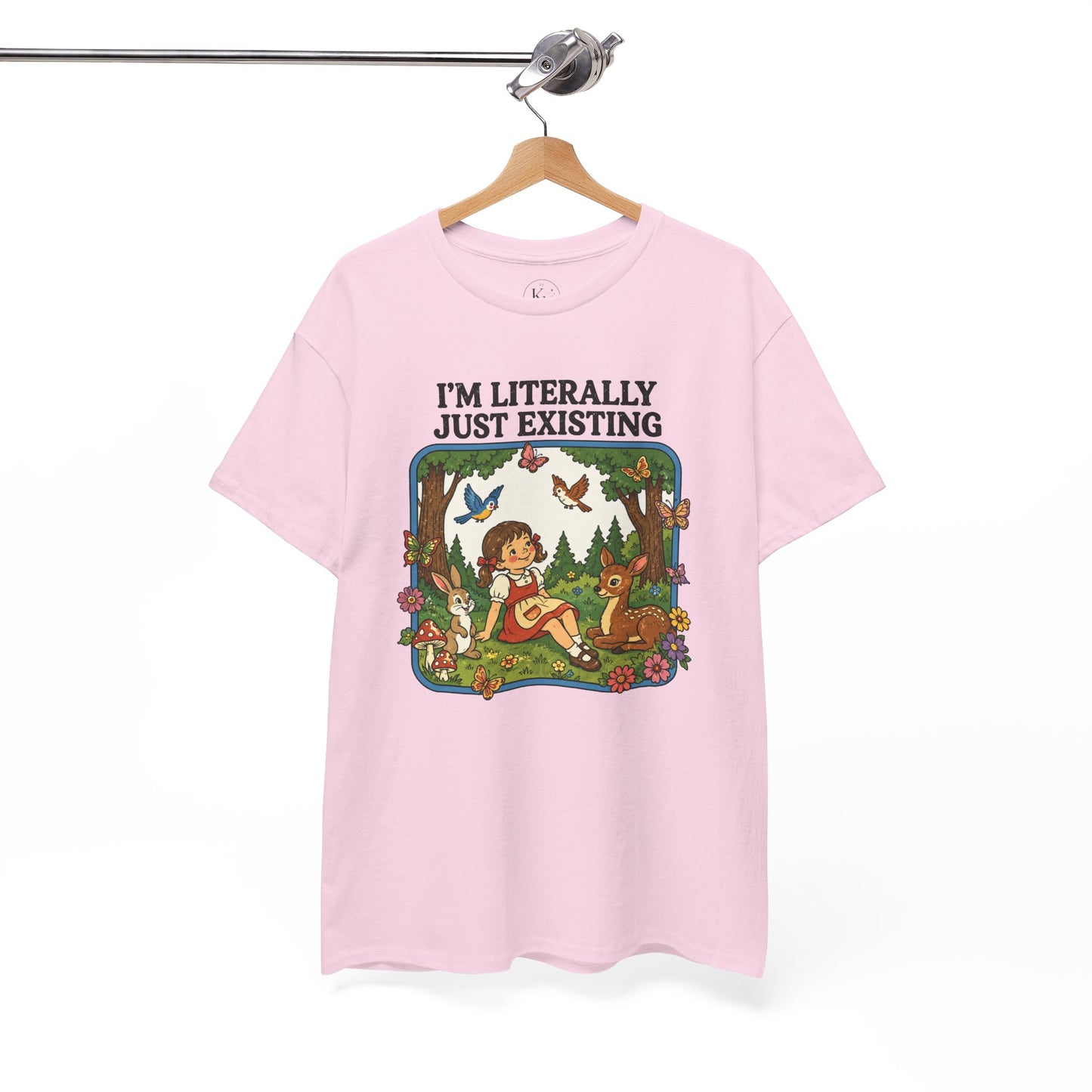 I'm Literally Just Existing Tee — Vintage Nature Graphic T-Shirt