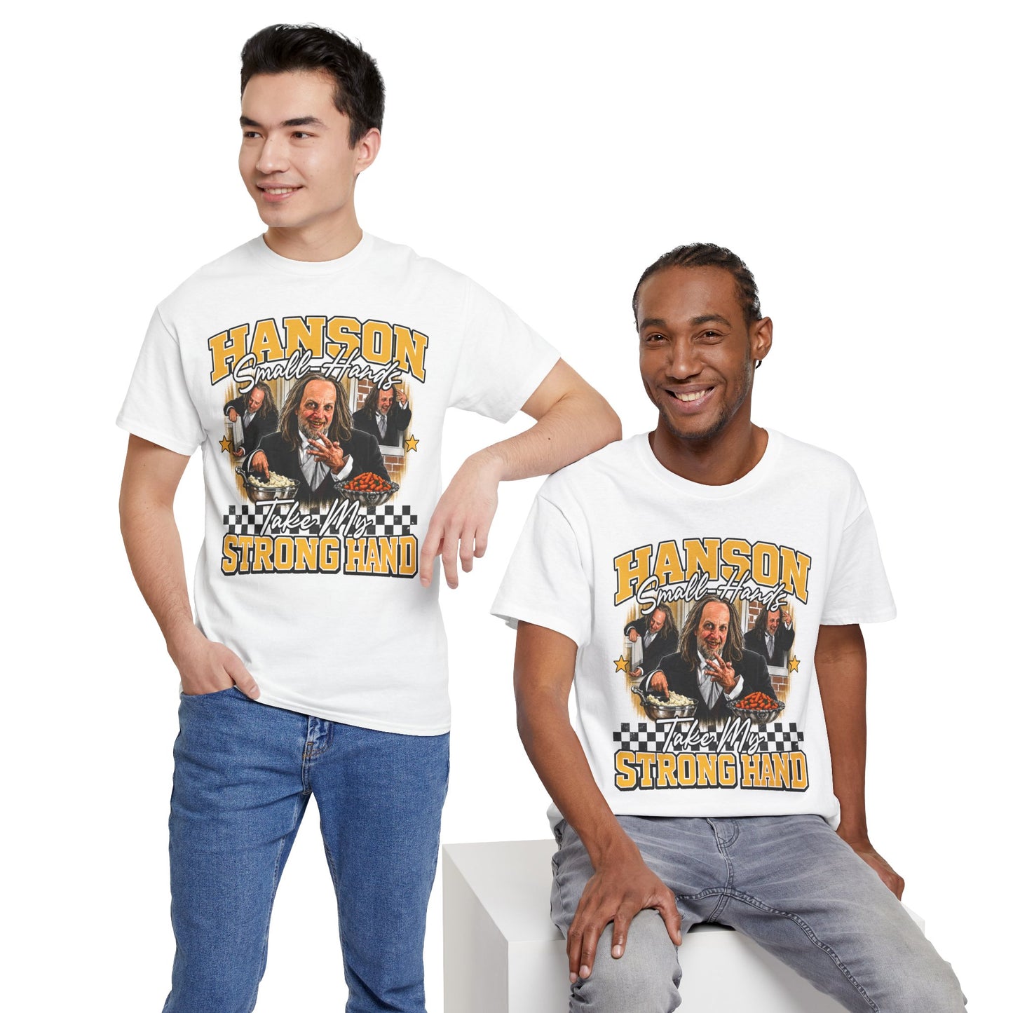 Take My Strong Hand Graphic Tee - Scary Movie Hanson Small-Hands