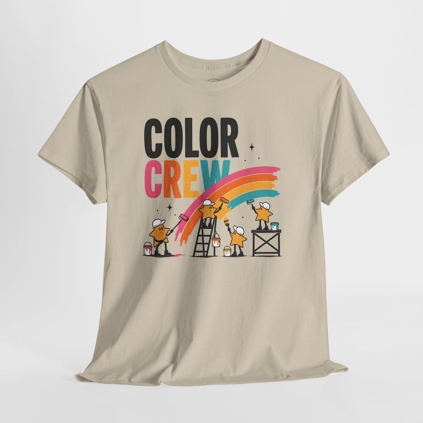 Color Crew Pop Art Tee — Stars Painting the Sky Graphic Tee