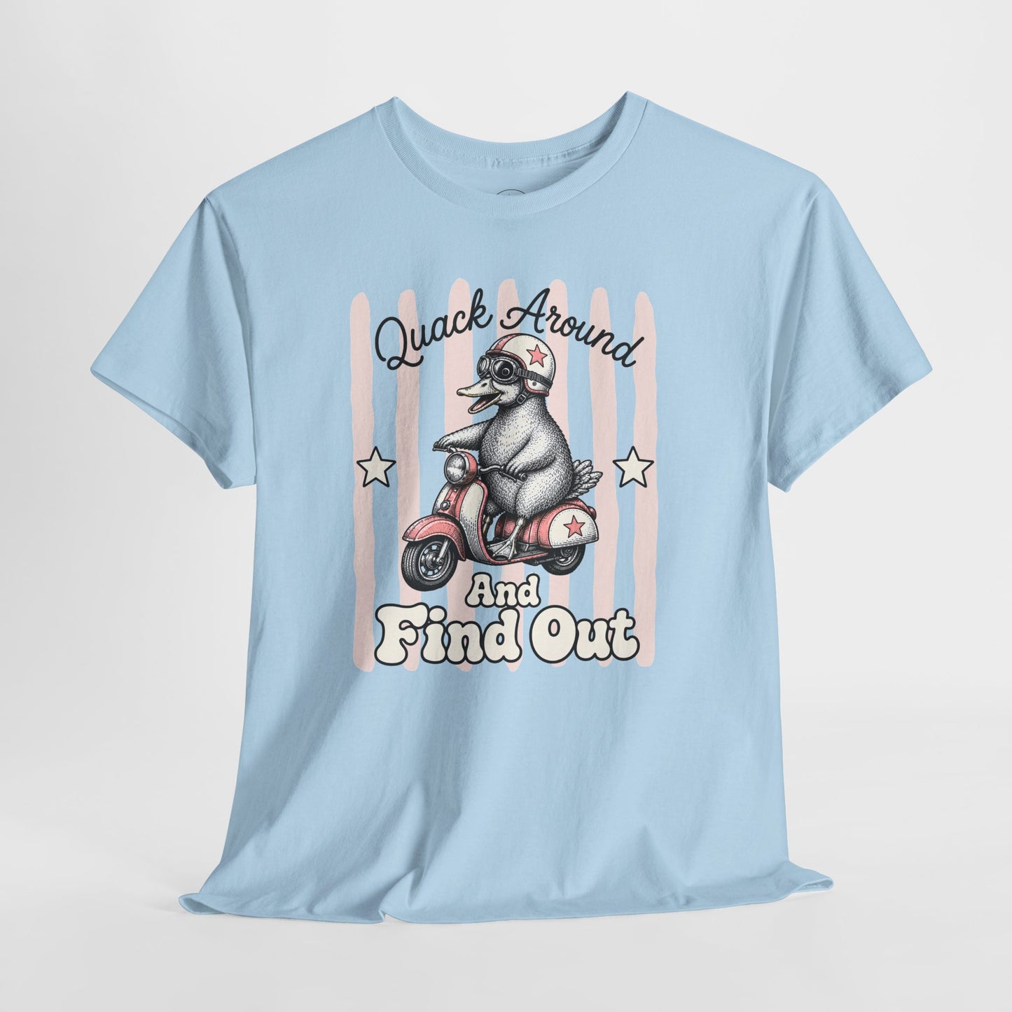 Quack Around and Find Out Retro Duck Graphic Tee