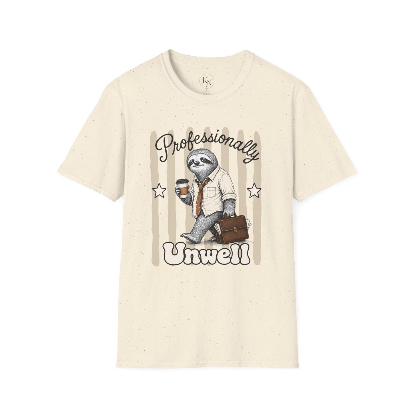 'Professionally Unwell' Sloth Graphic Tee