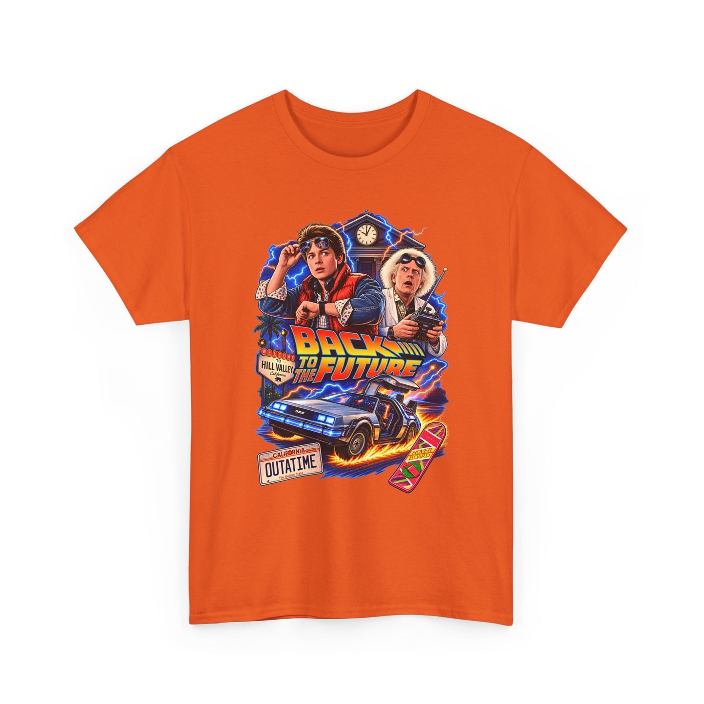 Retro Time Travel Movie Graphic Tee