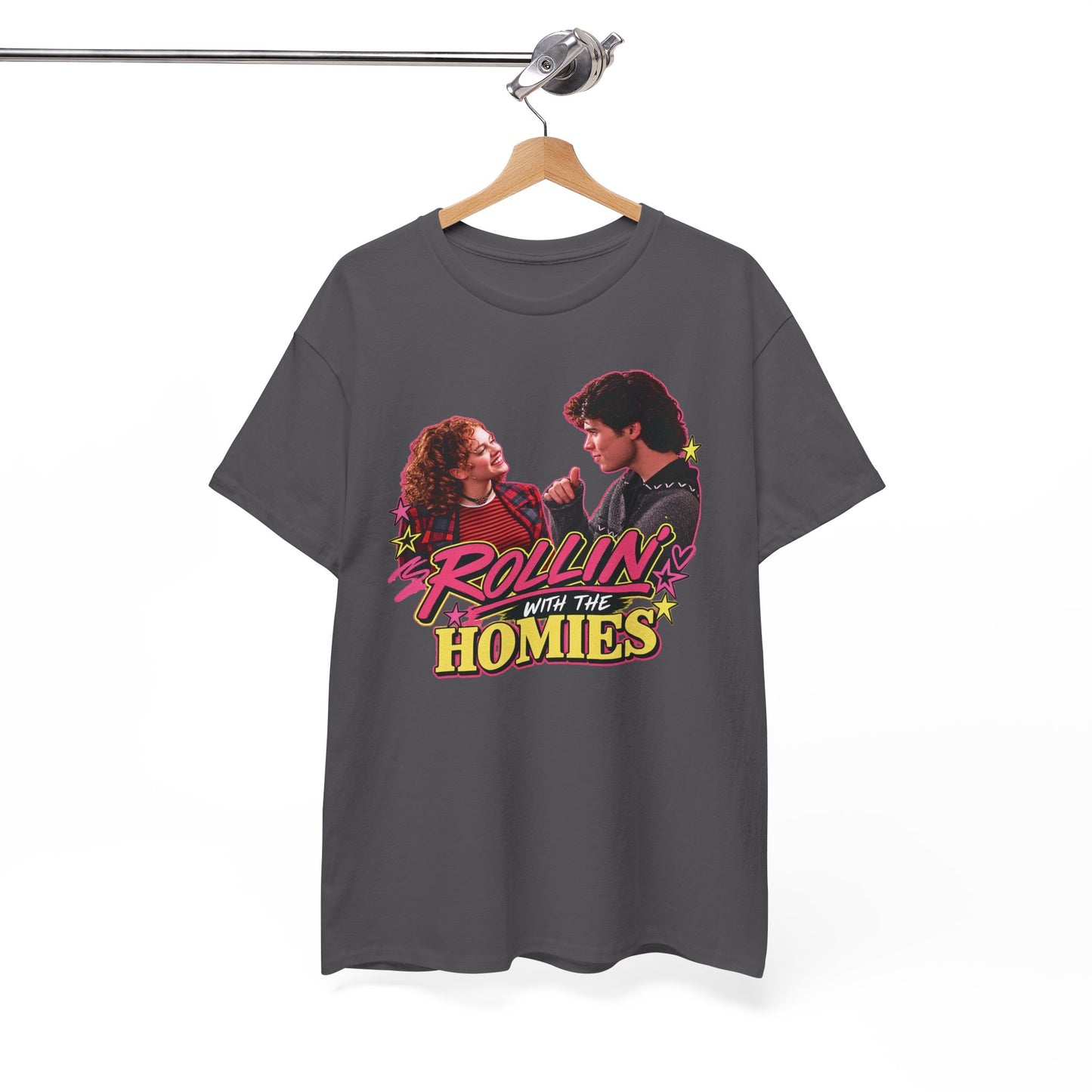 Rollin' With The Homies Tee | Retro Movie Quote Graphic Shirt