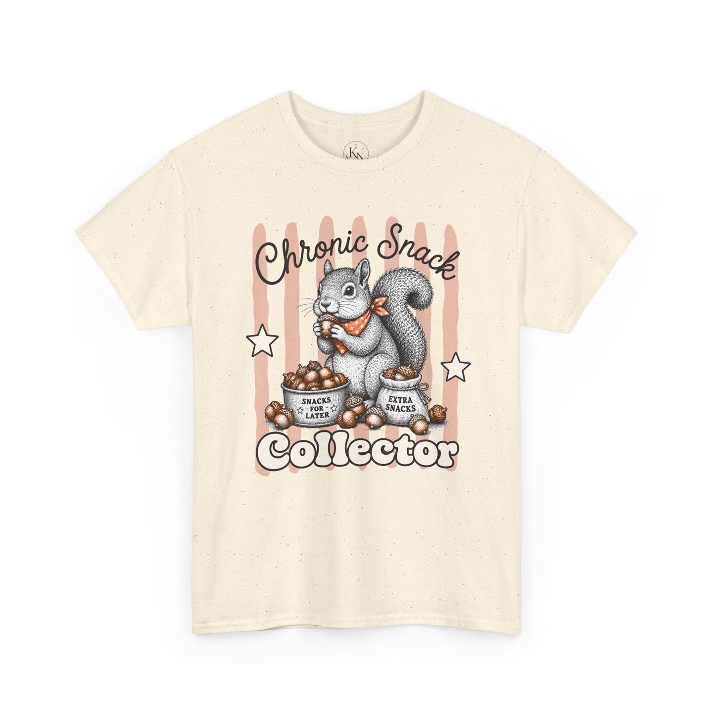 Chronic Snack Collector Retro Squirrel Graphic Tee