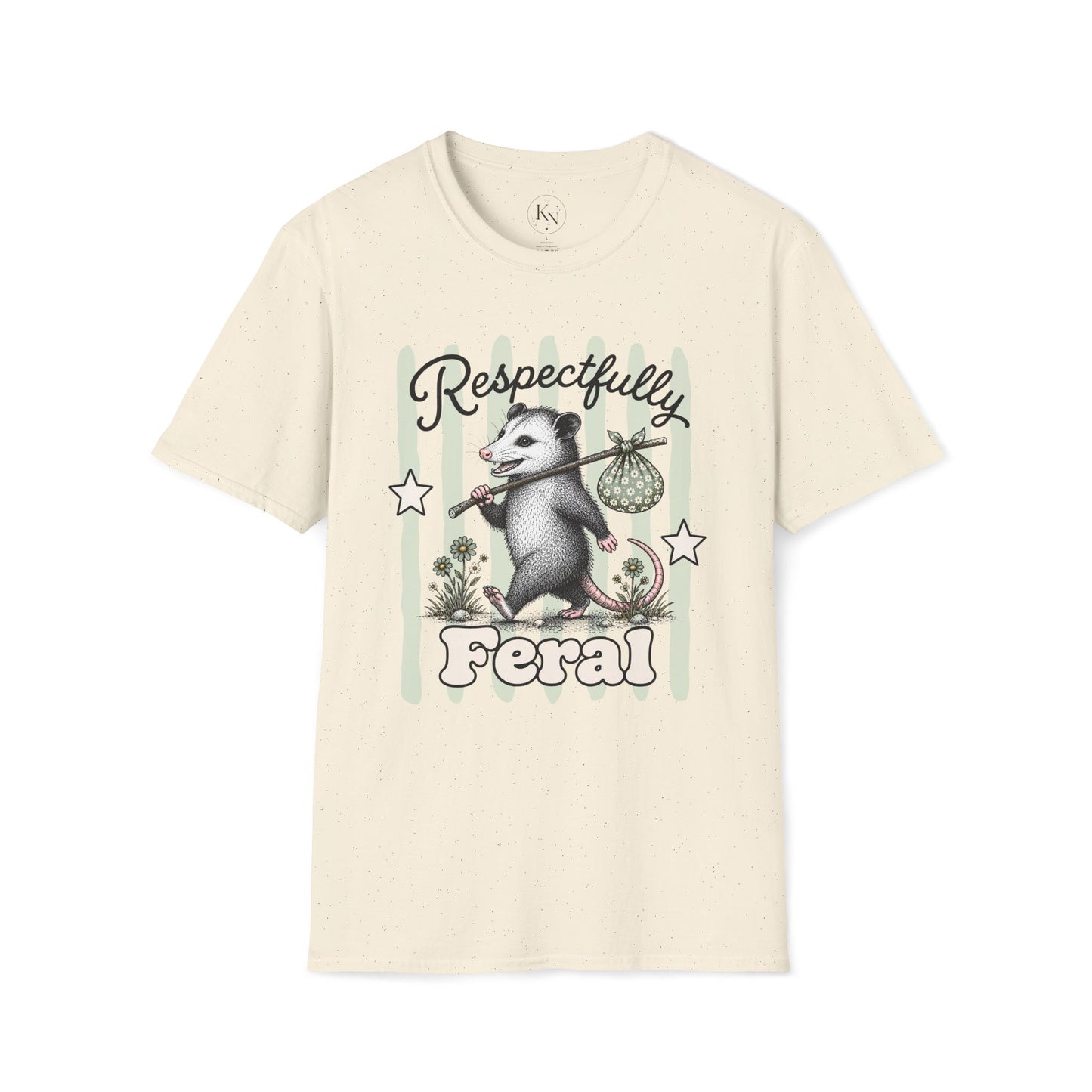 'Respectfully Feral' Possum Graphic Tee