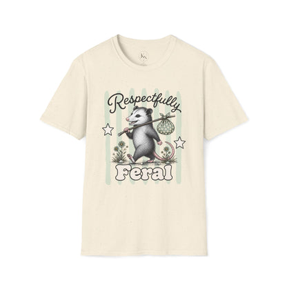 'Respectfully Feral' Possum Graphic Tee