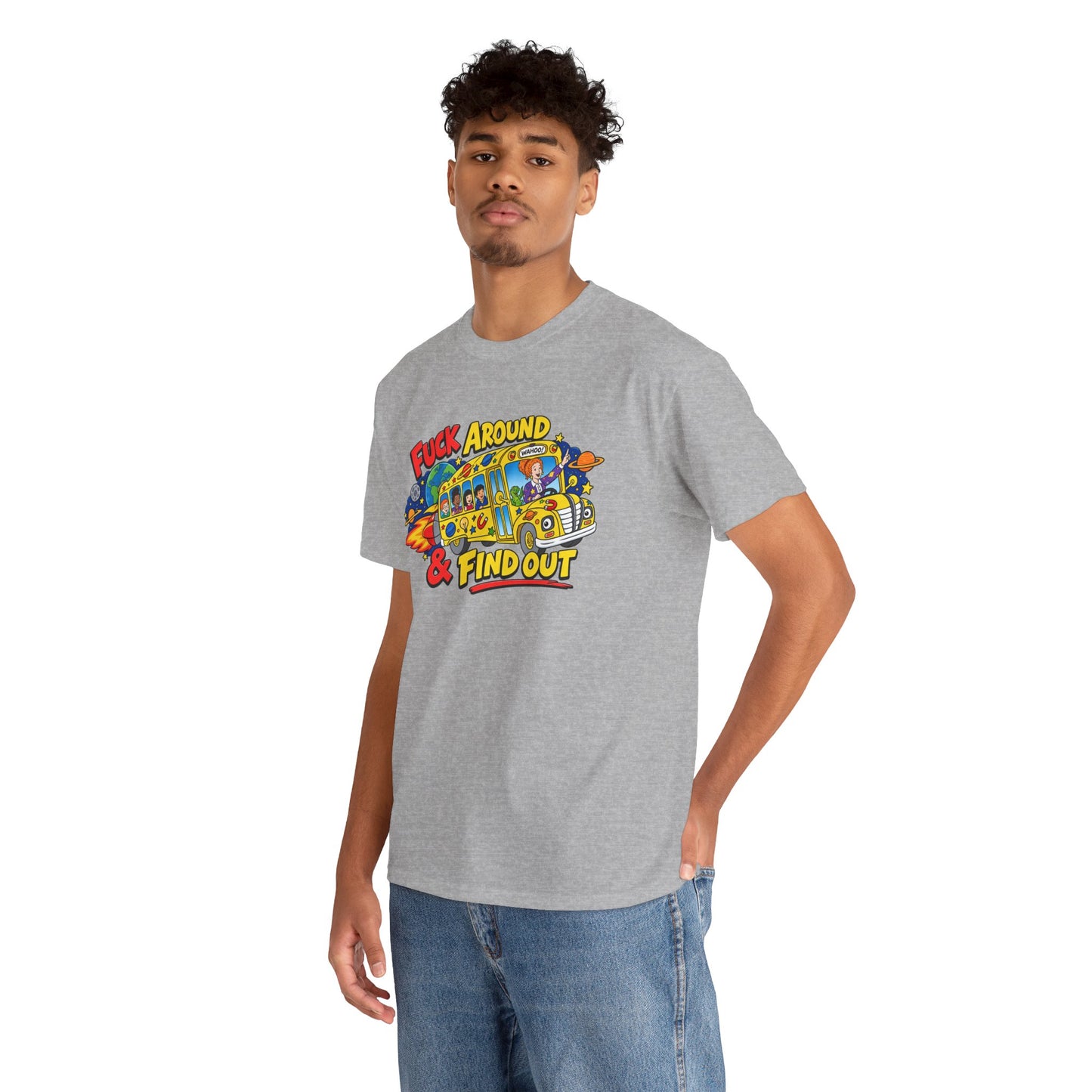 Fuck Around & Find Out Retro Comic Graphic Tee