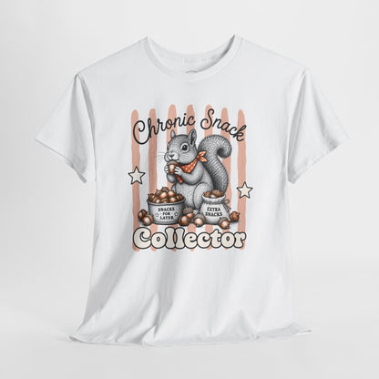 Chronic Snack Collector Retro Squirrel Graphic Tee