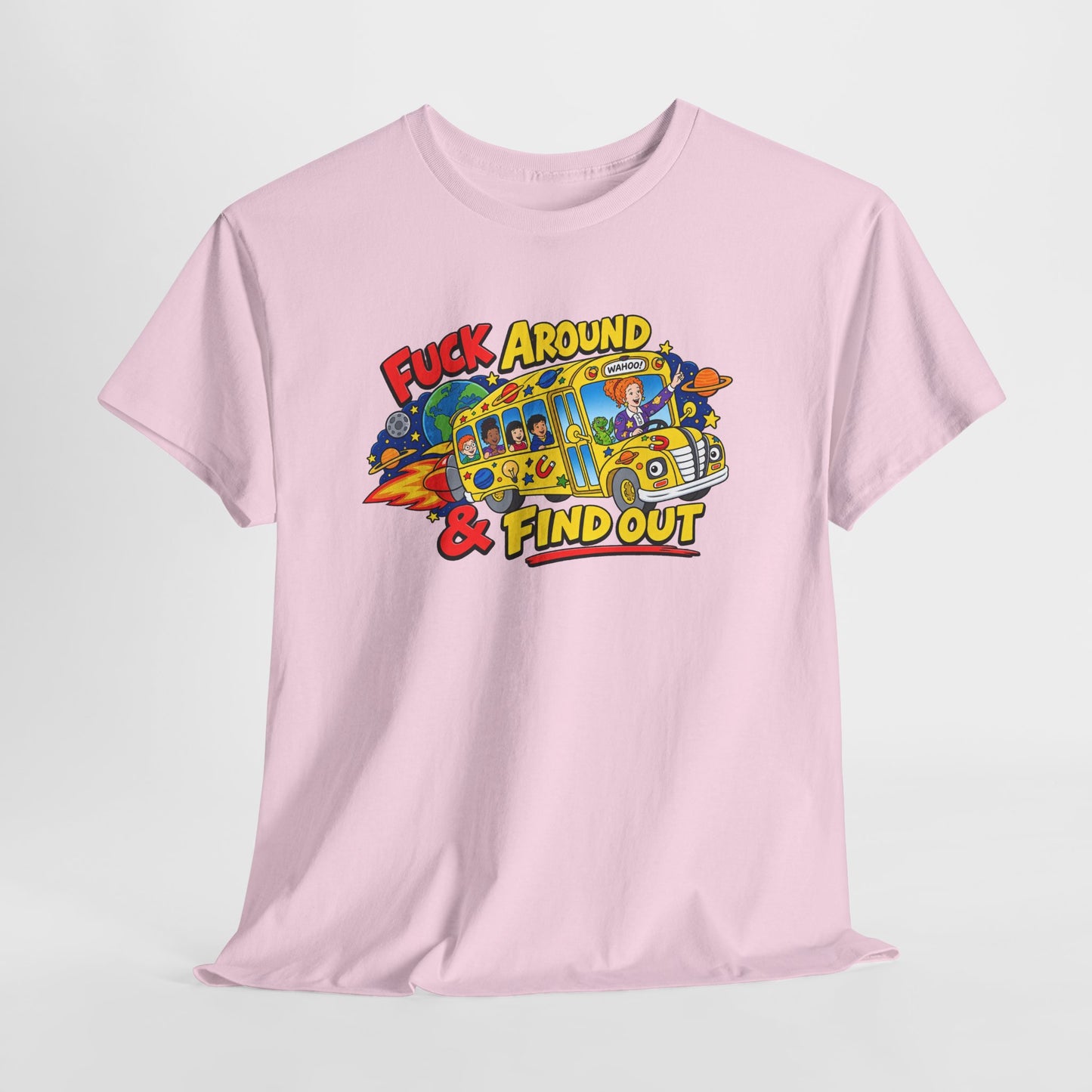 Fuck Around & Find Out Retro Comic Graphic Tee