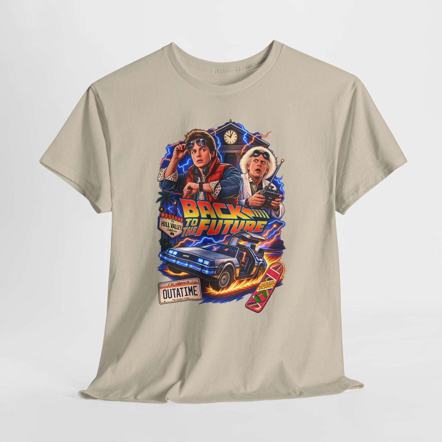 Retro Time Travel Movie Graphic Tee