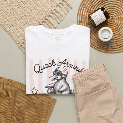 Quack Around and Find Out Retro Duck Graphic Tee