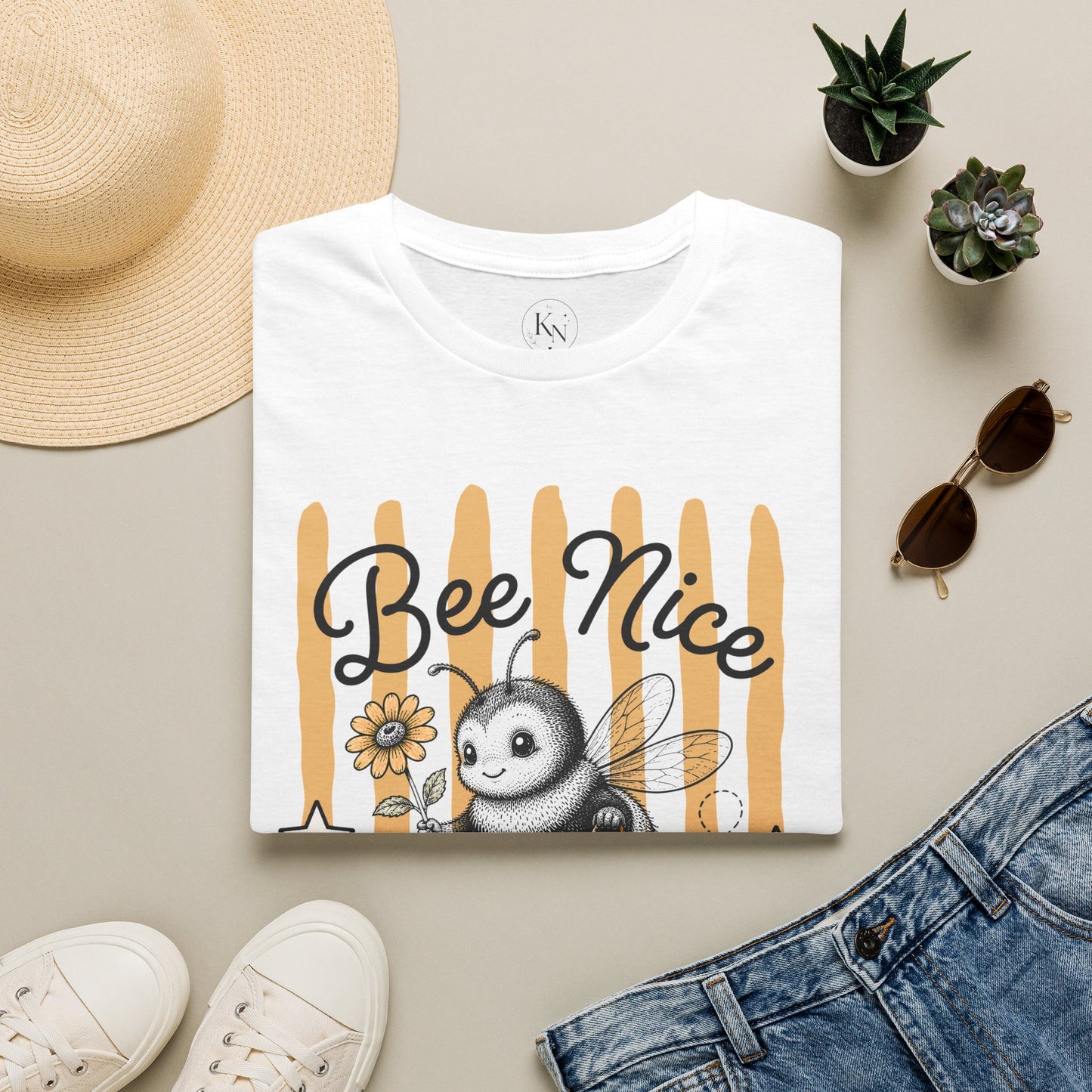 'Bee Nice or Buzz Off' Bee Graphic Tee