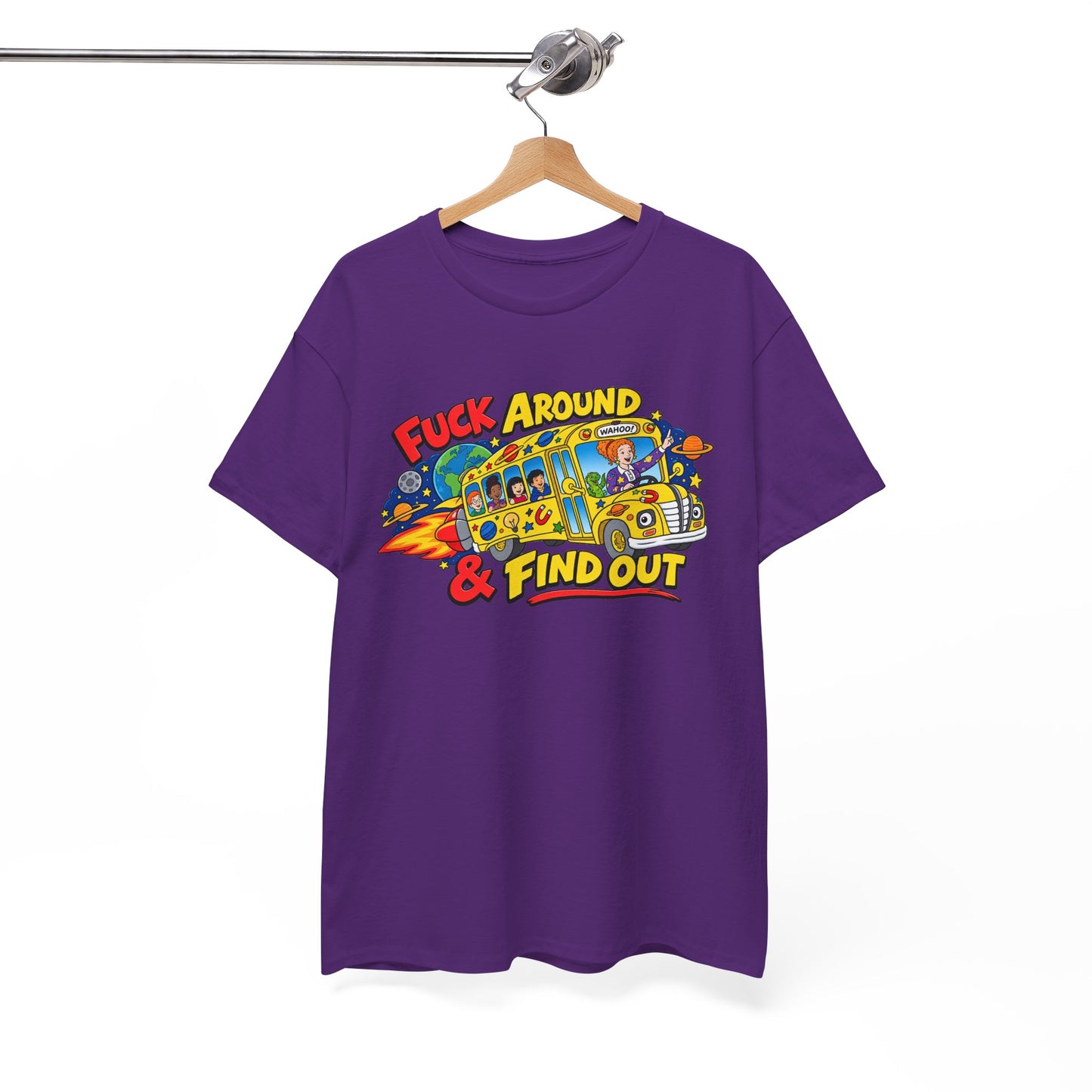 Fuck Around & Find Out Retro Comic Graphic Tee