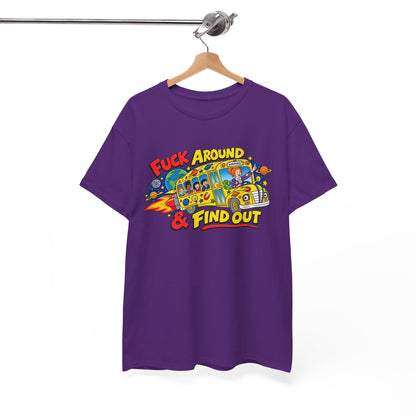 Fuck Around & Find Out Retro Comic Graphic Tee