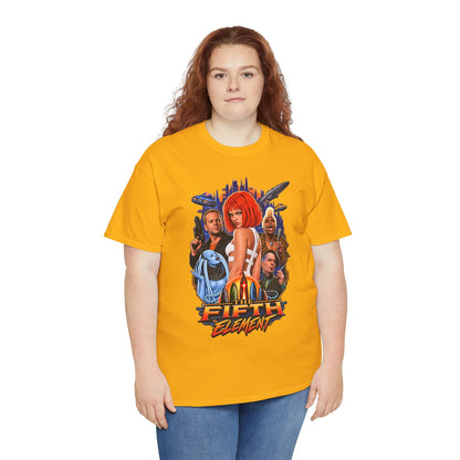 Retro Sci-Fi Character Collage Graphic Tee