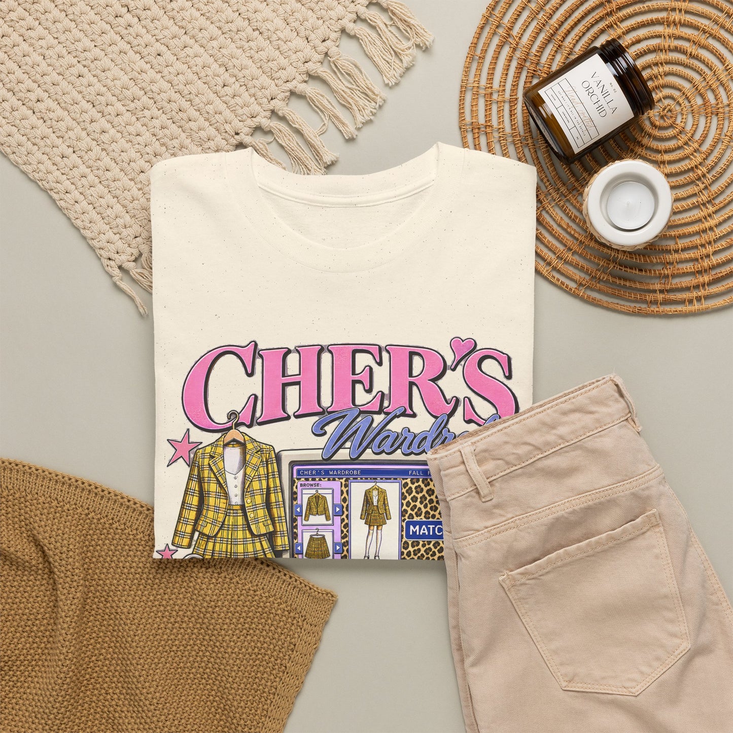 Cher's Wardrobe Graphic Tee | 90s Movie Nostalgia