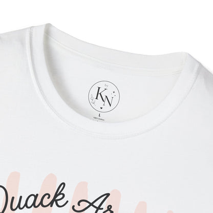 Quack Around & Find Out Graphic Tee | Cute Duck Dry Humor Shirt