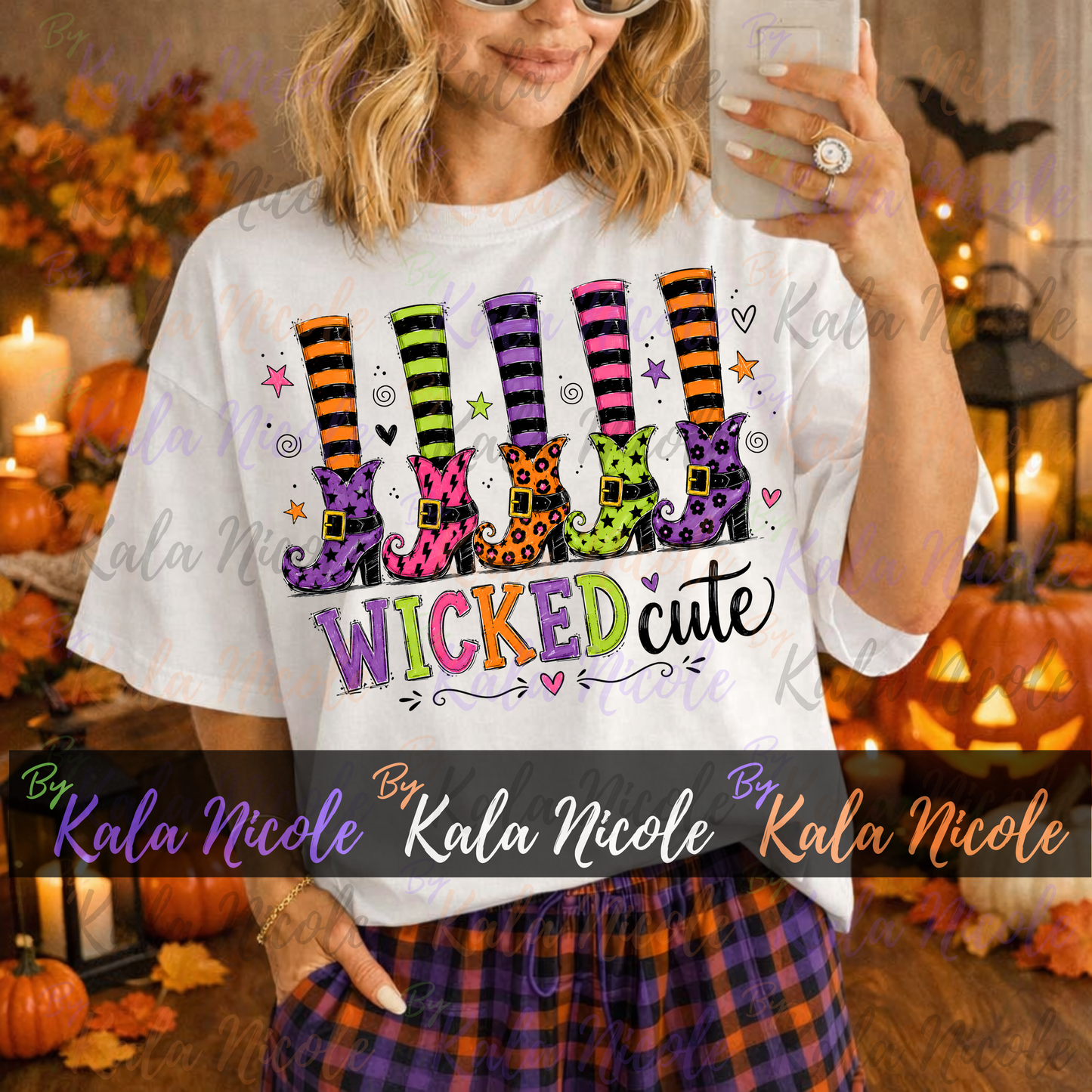 Wicked Cute PNG Bundle | Trendy Halloween PNG | Fall PNG | Cute Witch Clipart (Digital Download)