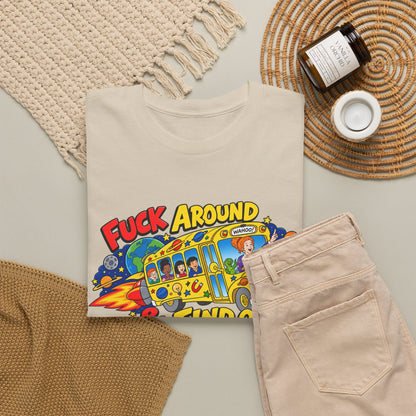 Fuck Around & Find Out Retro Comic Graphic Tee