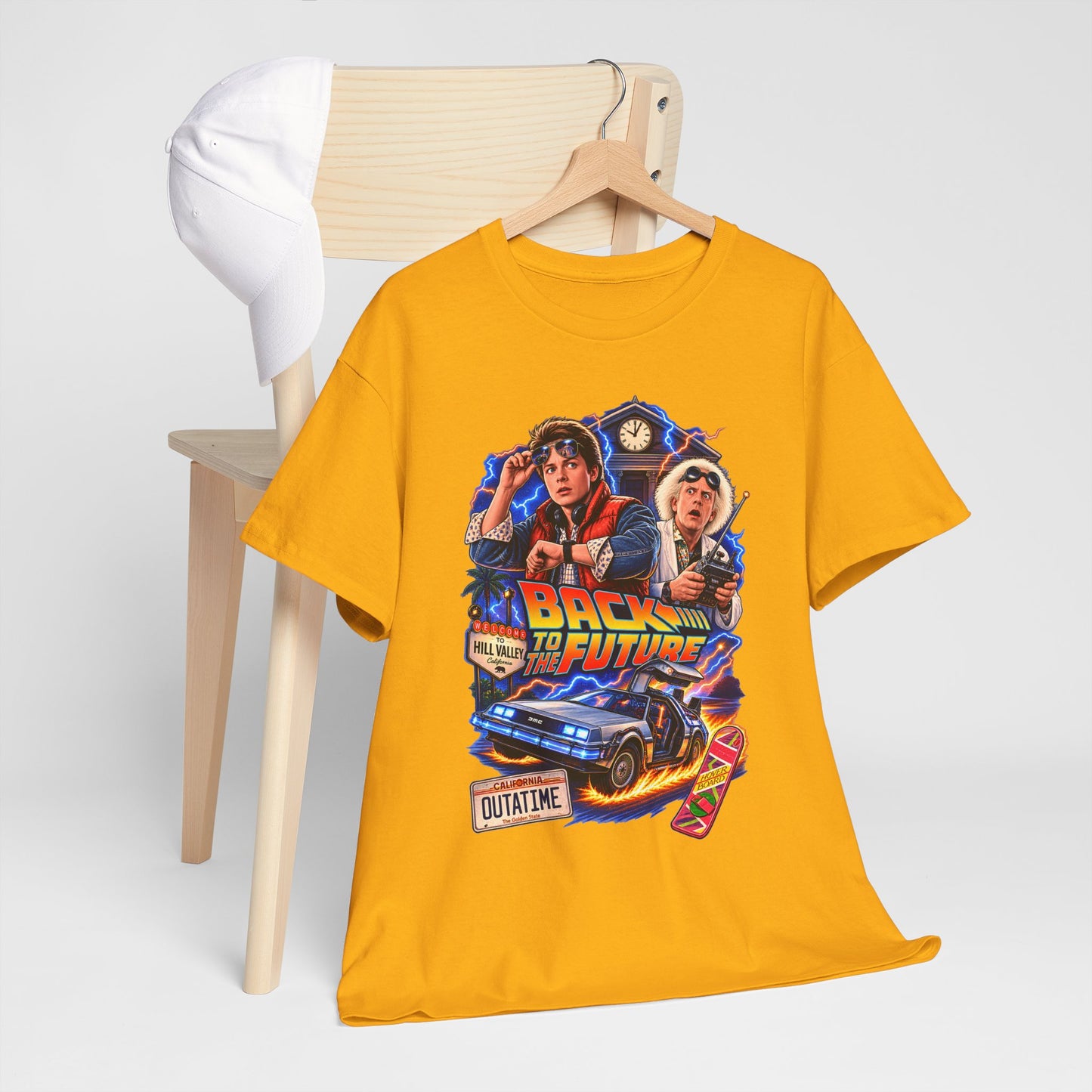 Retro Time Travel Movie Graphic Tee