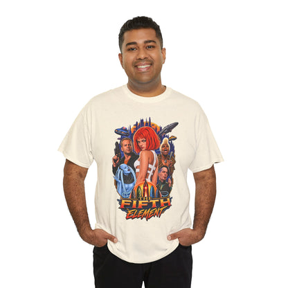 Retro Sci-Fi Character Collage Graphic Tee
