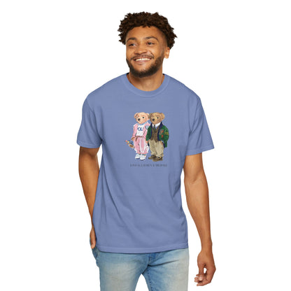 Personalized Couples T-Shirt — Custom Teddy Bear Graphic Tee | Gift for Him & Her