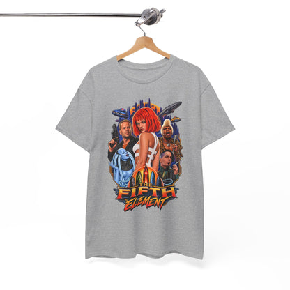 Retro Sci-Fi Character Collage Graphic Tee