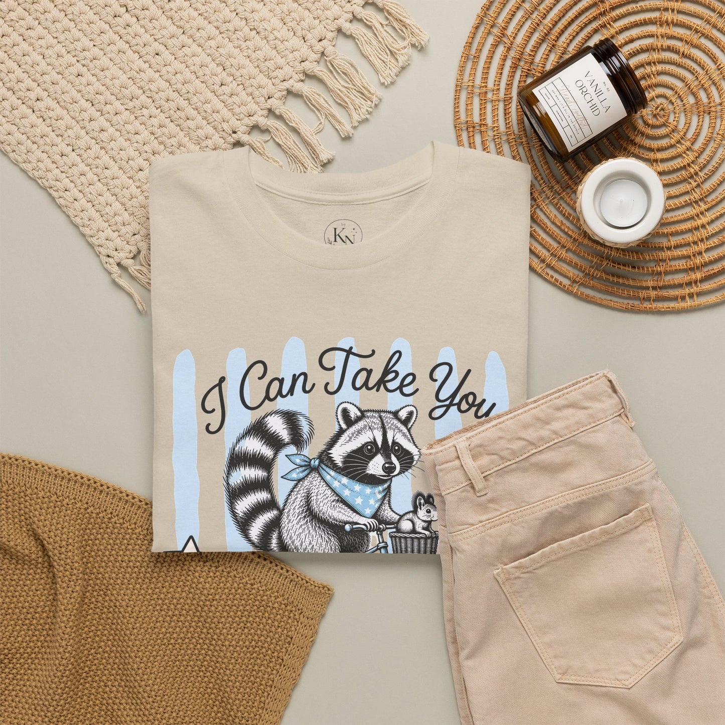 I Can Take You To The Trash Retro Raccoon Graphic Tee
