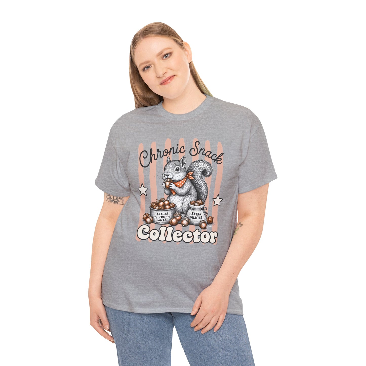 Chronic Snack Collector Retro Squirrel Graphic Tee