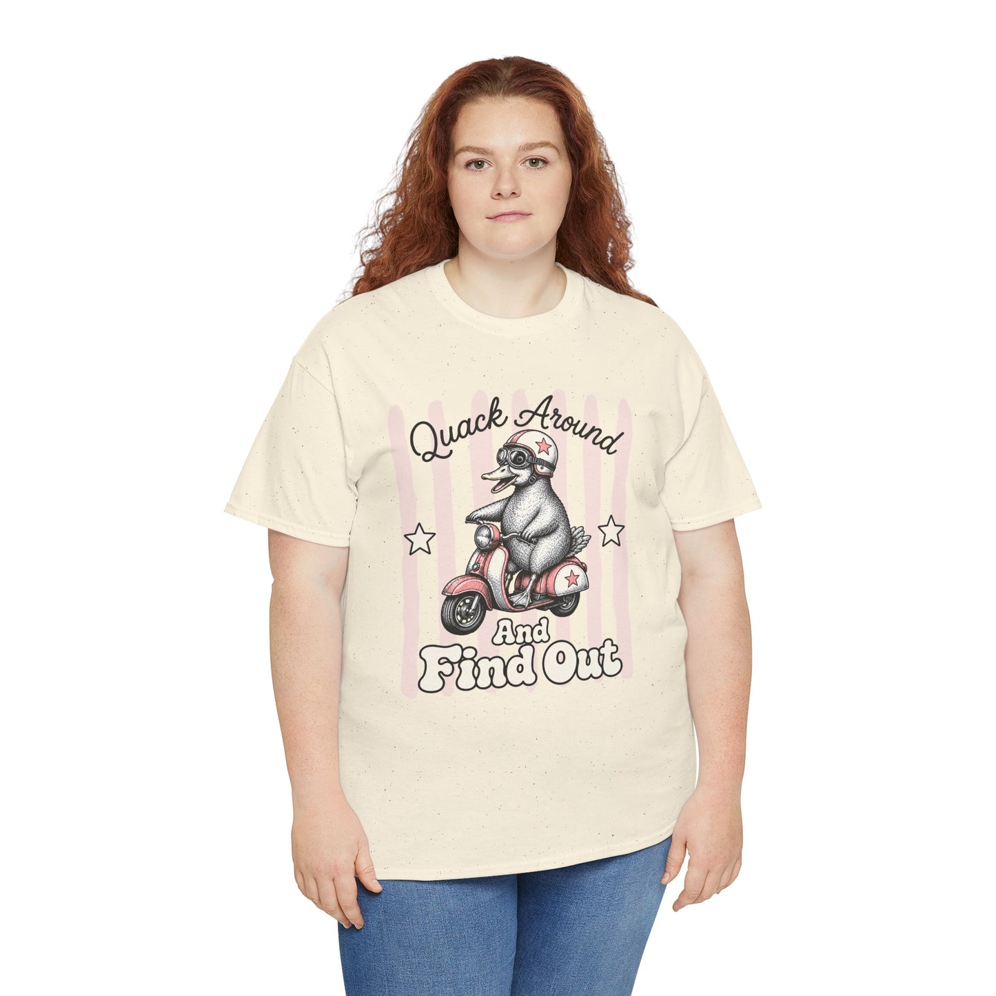 Quack Around and Find Out Retro Duck Graphic Tee