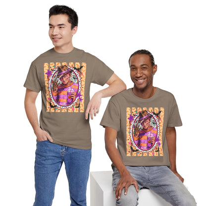 Freddy Krueger Portrait Tee — Colorful Spooky Horror Shirt