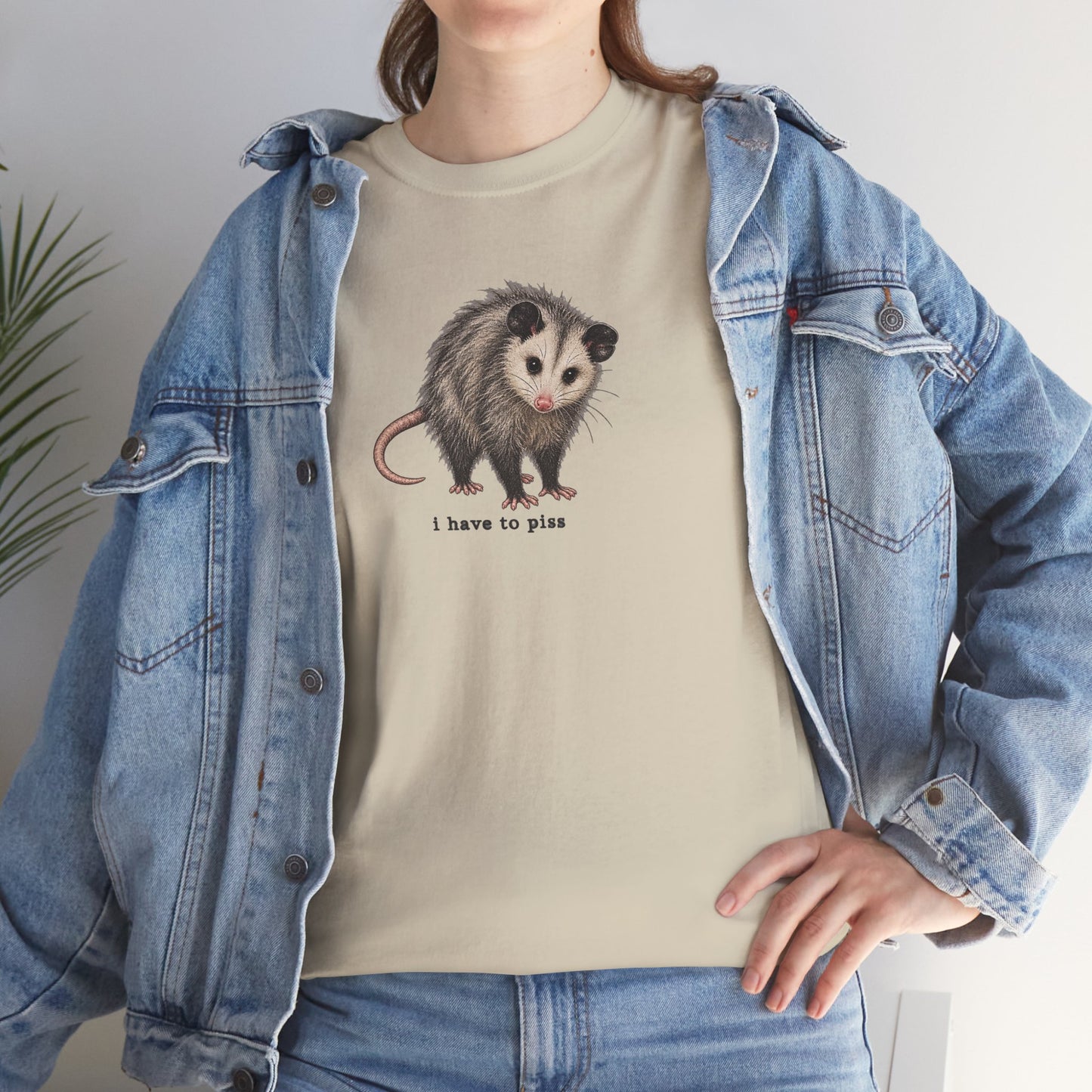 I Have To Piss Possum Graphic Tee