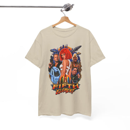 Retro Sci-Fi Character Collage Graphic Tee