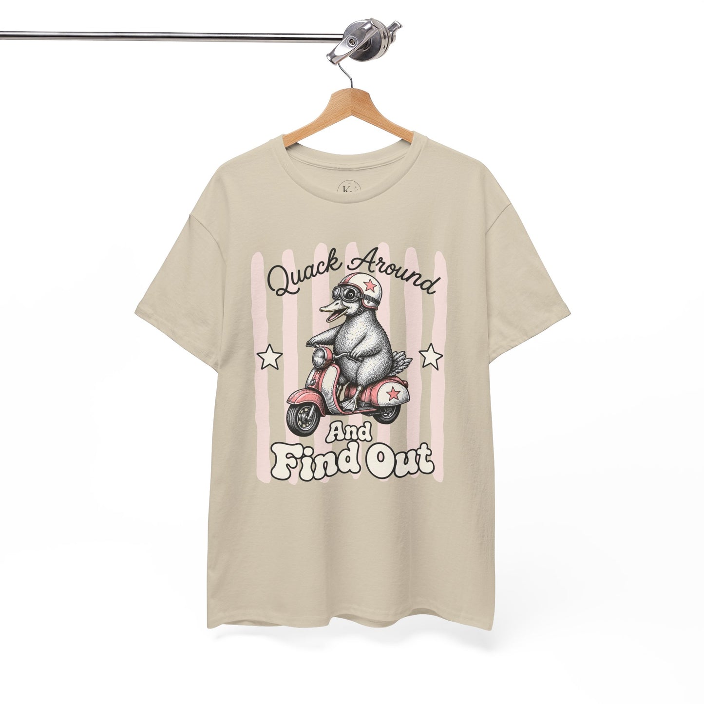 Quack Around and Find Out Retro Duck Graphic Tee
